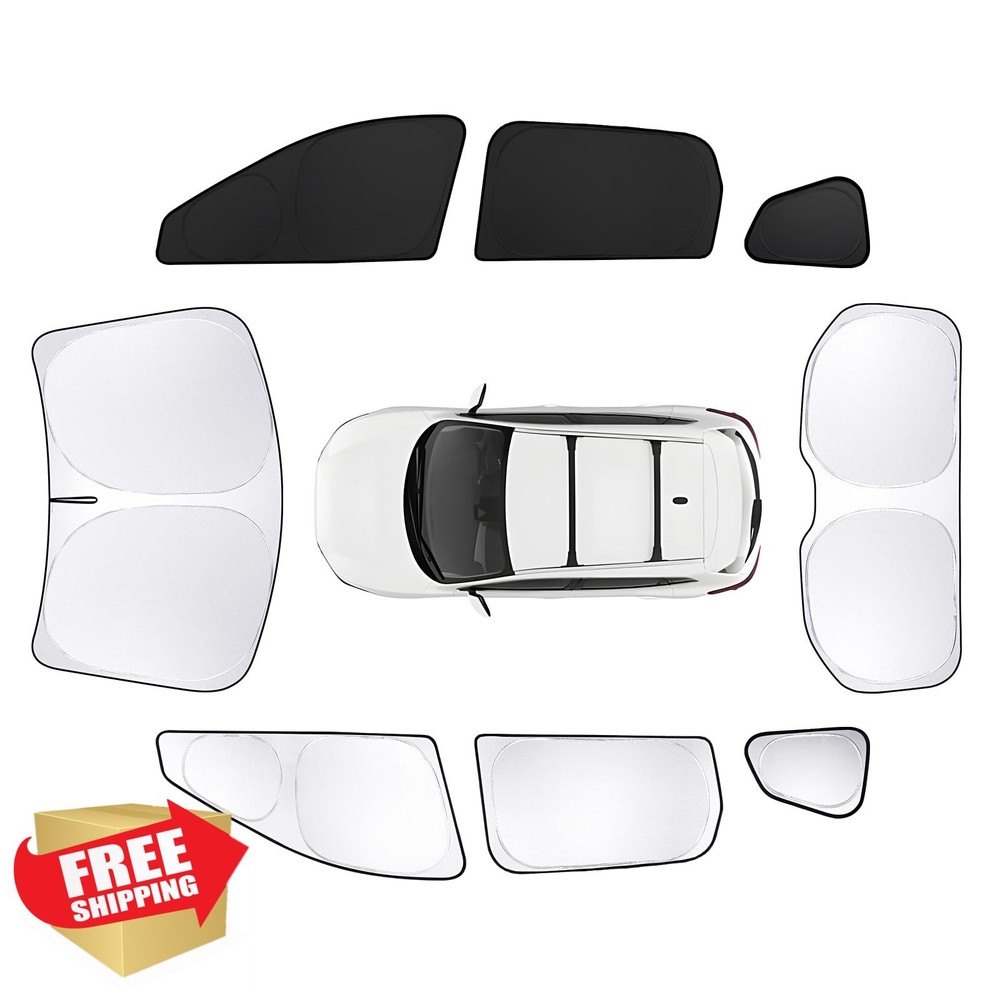 SHINELINERS Rogue Sport 2017-2024 Car Window Shades (8pcs)