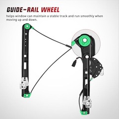 Power Window Regulator/Motor Side Compatible with BMW 741-485 Front Passenger