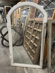 Spanish style arched window single pane 51.5 X 28.5