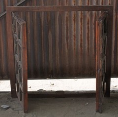 Antique Wooden Large Size Wall Décor Window Panel Frame Original Old Fine Craft
