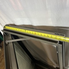 Euro Aluminum casement Windows, magnetic blinds, tempered glass, 24x36x3 1/2