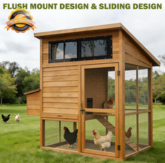 2 Pack Shed Windows, 10″X 18″ Black Sliding Window Suitable for Chicken Coop, Sh
