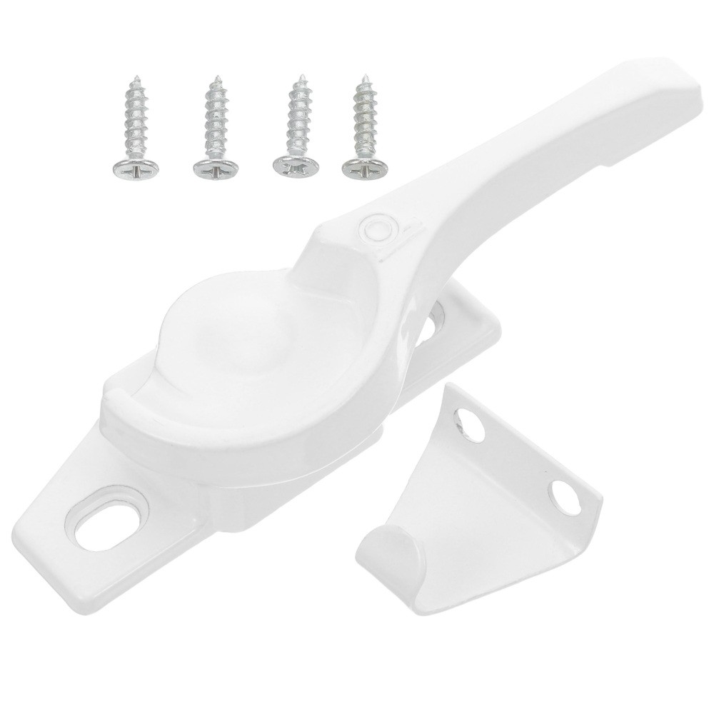 4 Sets Sliding Window Sash Lock: Anti-Theft Glass Door Latch – Aluminum Alloy