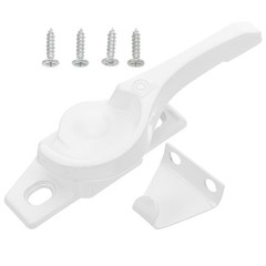 4 Sets Sliding Window Sash Lock: Anti-Theft Glass Door Latch – Aluminum Alloy