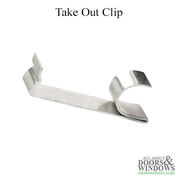 Take Out Clip, Channel Balance, 1/4″ Wide x 1-1/4″ Long