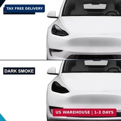 Pre-Cut Front & Rear Emblem Tint Compatible with Toyota RAV4 2019-2024| Precisio
