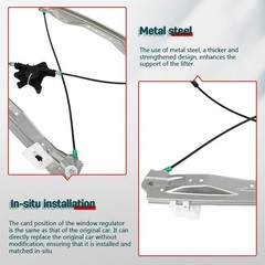Power Window Regulator Front Left Driver Side fit for 2008-2016 for Chrysler