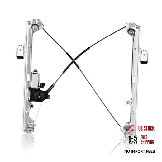 Front Left Driver Side Power Window Regulator Assembly W/Motor Front Left Side