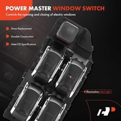 Front Left Driver Side Power Window Switch – Compatible with Cadillac DeVille