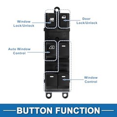 Power Window Switch No.25401ED500 Front Left Driver Side Window Control Switch