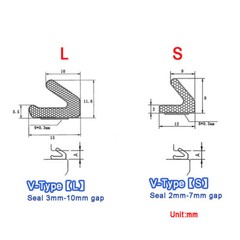 V Shape Gasket Weatherbar Draft PU Foam Door Window Sealing Strip Roll Bumper