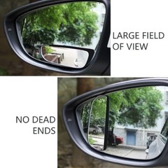 Blind Spot Mirror, Rectangle Adjustable Car Auxiliary Size: Adhesive Rectangle