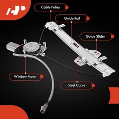 Rear Passenger Side Power Window Regulator with Motor (2 Rear Passenger (RH)