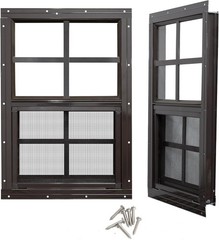 Weather-Resistant Flush Mount 18×23 Shed Windows – 2 Pack with Easy DIY Setup
