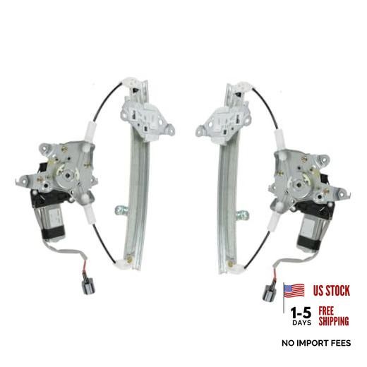 Rear Power Power Window Regulator & Motor Assembly Set Compatible WRA50728