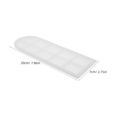 2Pcs Durable White Dollhouse Mini Window Frames for DIY Plastic Furniture Decor