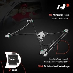 Electric Power Window Regulator with Motor Compatible with Front Passenger