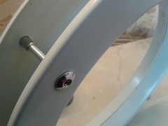 PORTHOLE FOR DOOR phi 350 mm White – RAL 9016