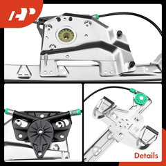 Power Window Regulator without Motor for Cadillac Deville 2000-2005 Rear Left Dr