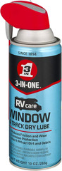 Rvcare Window & Track Dry Lube with SMART STRAW SPRAYS 2 WAYS, 10 OZ