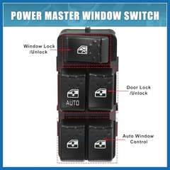 Front Left Driver Side Power Window Master Control Switch for YS-8S5KW 22664398