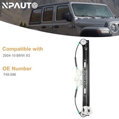 Power Window Regulator Without Motor Assembly Replacement for Rear Driver Side