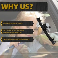 Passenger Side Power Window Regulator w/Motor () Front Right 6pins right