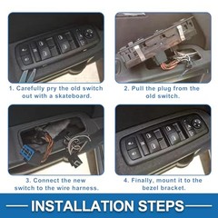 Power Window Switch No.935701M100WK Front Left Driver Side Window Control