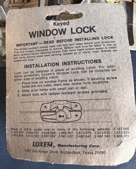Loxem Keyed Window Lock – Lot of 24 new in package