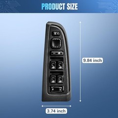 15883323 Driver Side Power Window Switch & Bezel Compatible with 2003-2006