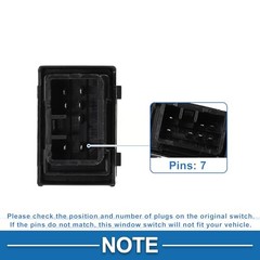 Power Window Switch for Kia Sportage 2011-2017 Window Control Switch ABS Black