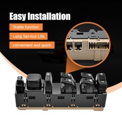 15883323 Power Window Master Switch Front Driver Side Replacement for 2003