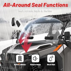 Vented Full Windshield Compatible with 2016-2025 General 1000, General 4