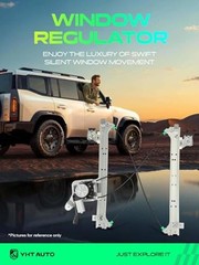 Power Window Regulator With 2-Pin Motor Assembly Rear Passenger Side