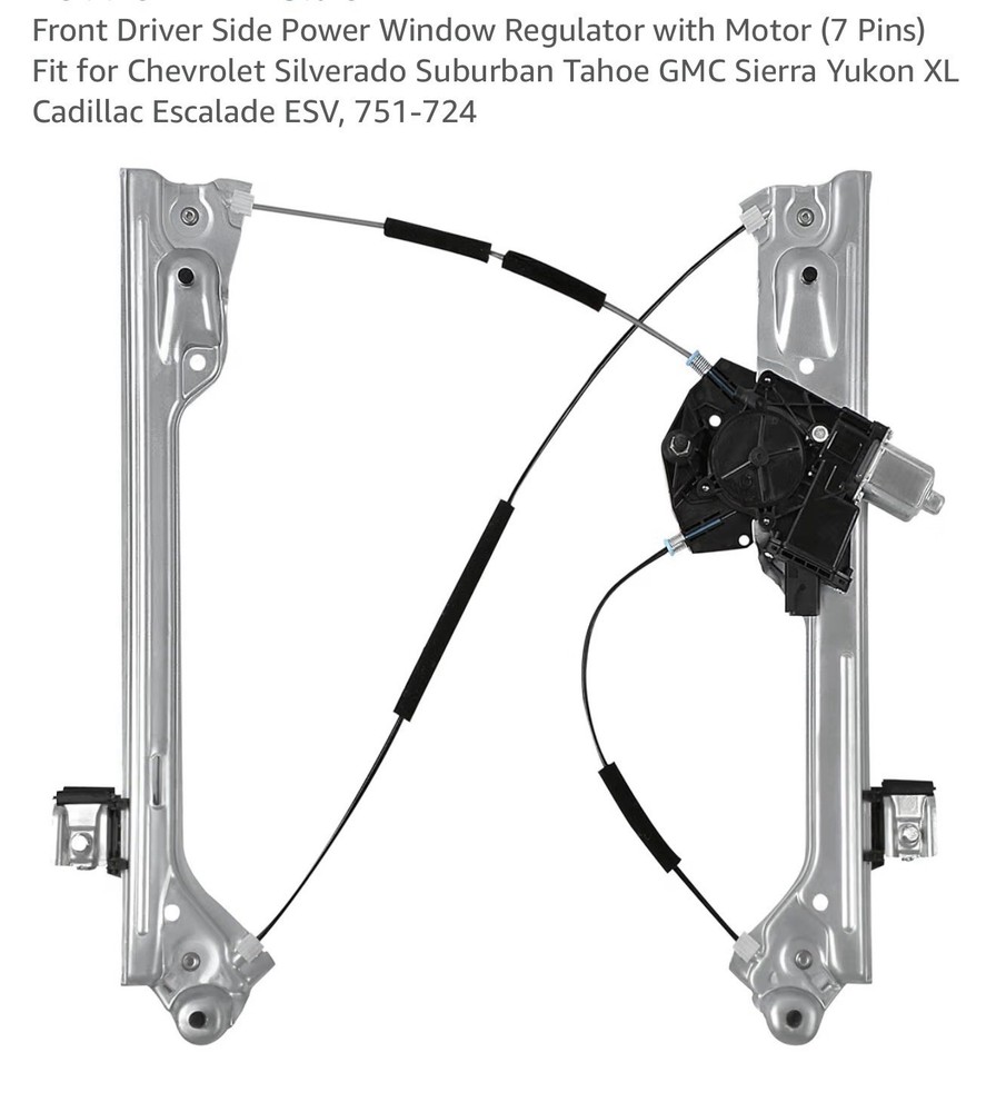751-724 Front Driver Window Regulator and Motor for Cadillac Escalade/for GMC