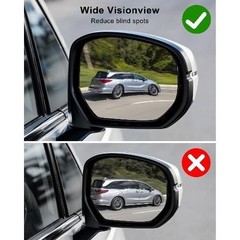 Side Mirror Glass Right Passenger Side with Heat Defogging Backing Plate Fit for