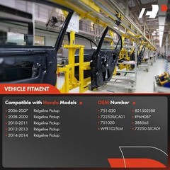 Electric Power Window Regulator with Motor Compatible with Honda Ridgeline