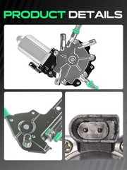Front Passenger Side Power Window Regulator With 2-Pin Motor Assembly