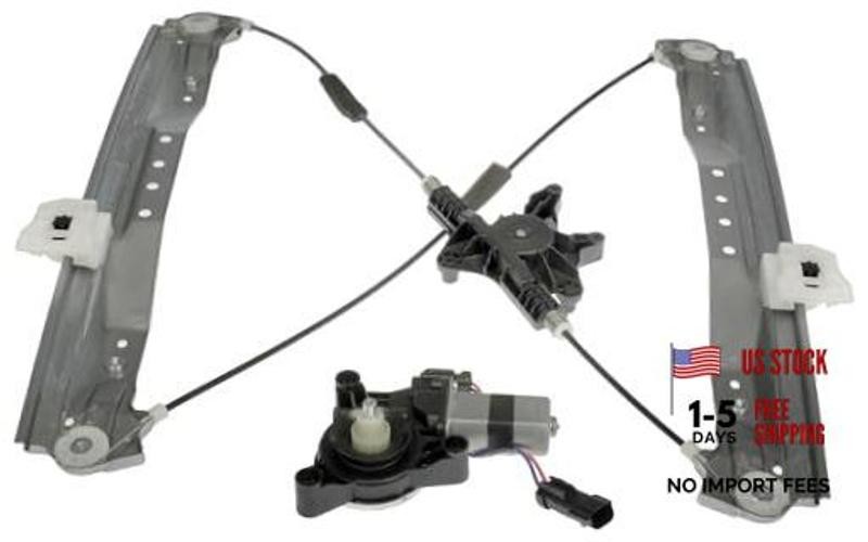 751-302 Front Driver Side Power Window Regulator and Motor Assembly