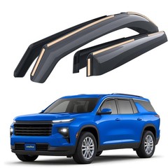 Goodyear Shatterproof in-Channel Window Deflectors for Chevrolet (Chevy) Trav…