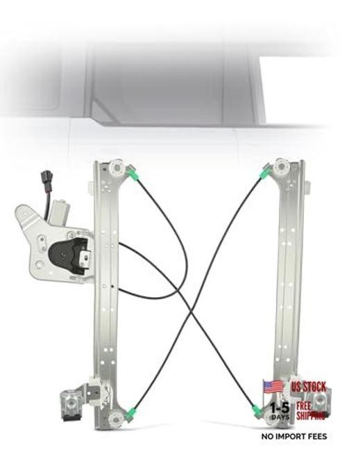 Power Window Regulator With 2-Pin Motor Assembly Rear Passenger Side
