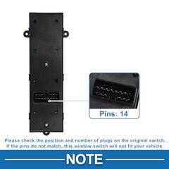 Kia Soul Power Window Switch – Front, Left, Driver – Side Window Control