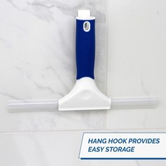 Unger 12” Glass & Surface Squeegee – Multipurpose Rubber Blade Squee