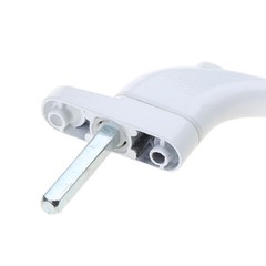 UPVC White Universal Espag Window Handle for Key Locking For Double Glazing