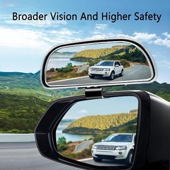 Blind Spot Mirrors 2 Pack – Universal Outside Rear View Mirror with Wide Field o
