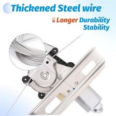 Rear Left Driver Side Power Window Regulator with Motor Compatible with 1999