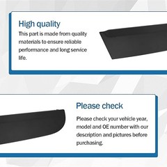 Rear Left Door C Pillar Garnish Molding Fits for 2011-2016 KIA Black Rear Left