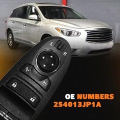 25401-3JP1A Power Window Switch for Infiniti QX60 2014-2020 JX35 2013 – Driver