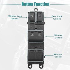 Front Left Driver Side Master Power Window Switch Fit for Infiniti FX35 2003