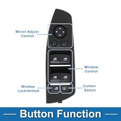 Power Window Switch No.61319241915 Front Left Driver Side Window Control